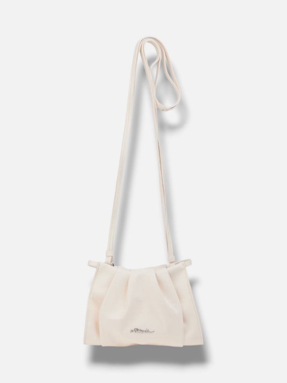 3.1 Phillip Lim Women's Ivory Leather Pleated Mini Blossom Crossbody Bag
